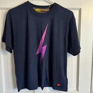 Aviator Nation Bolt Boyfriend Tee, Large, New with tags, never worn